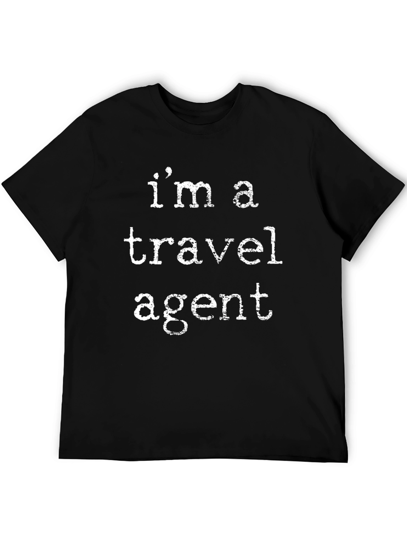 Travel Agent Tee - Black Cotton Short Sleeve - 5