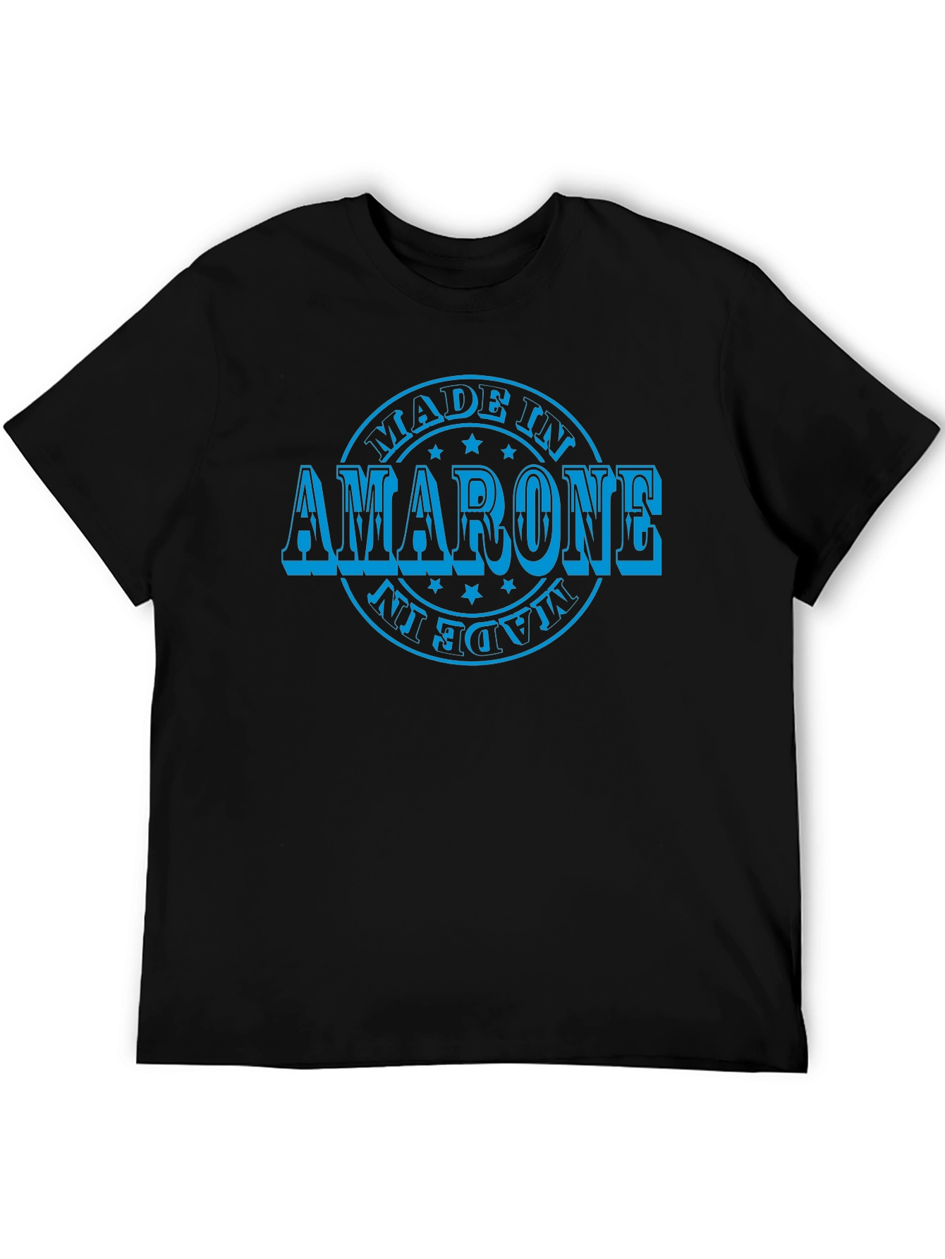 Black Amarone Italy T-Shirt - Italian Wine Region view 5