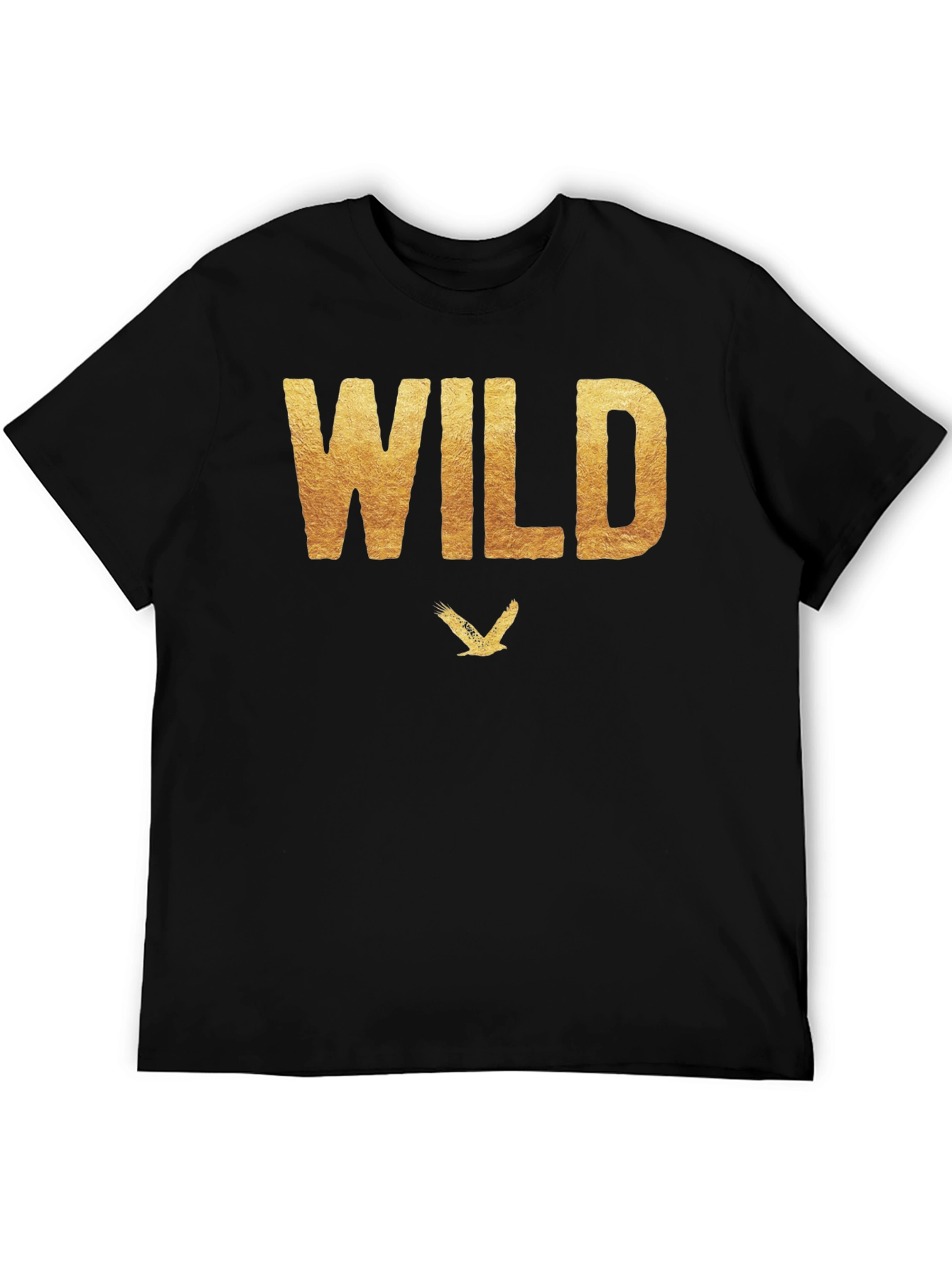 Black Wild Eagle Black Graphic Tee view 5