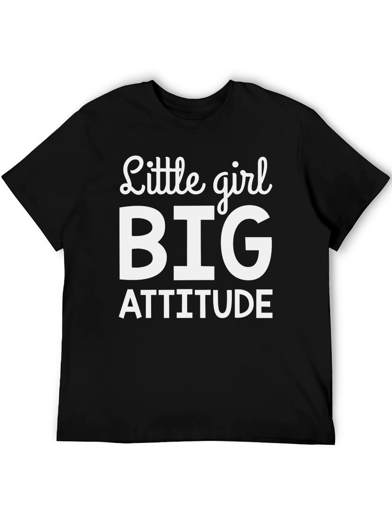 Black Little Girl, Big Attitude - Graphic Tee view 5