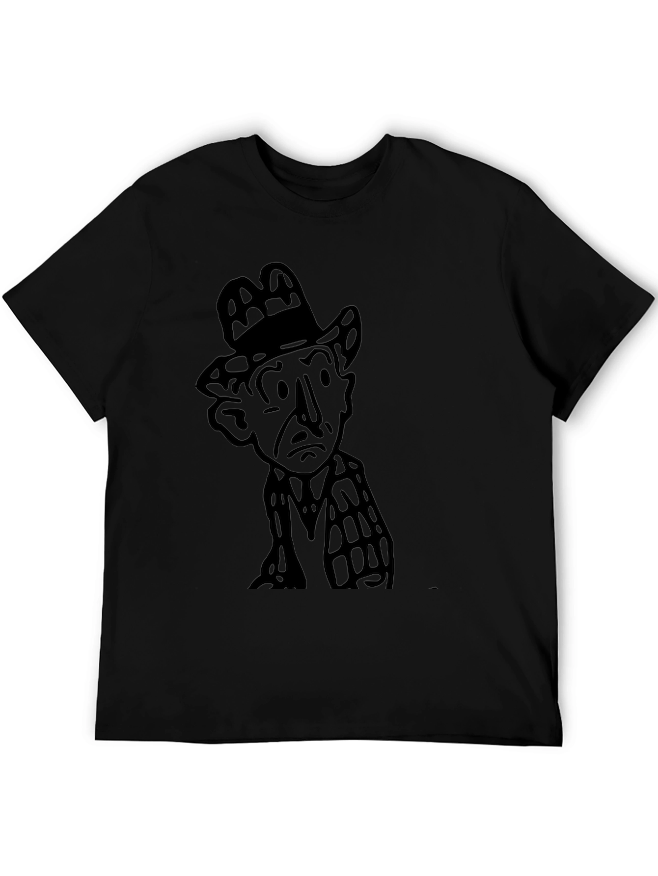 Black Noir Detective Graphic Tee - Classic Style view 5