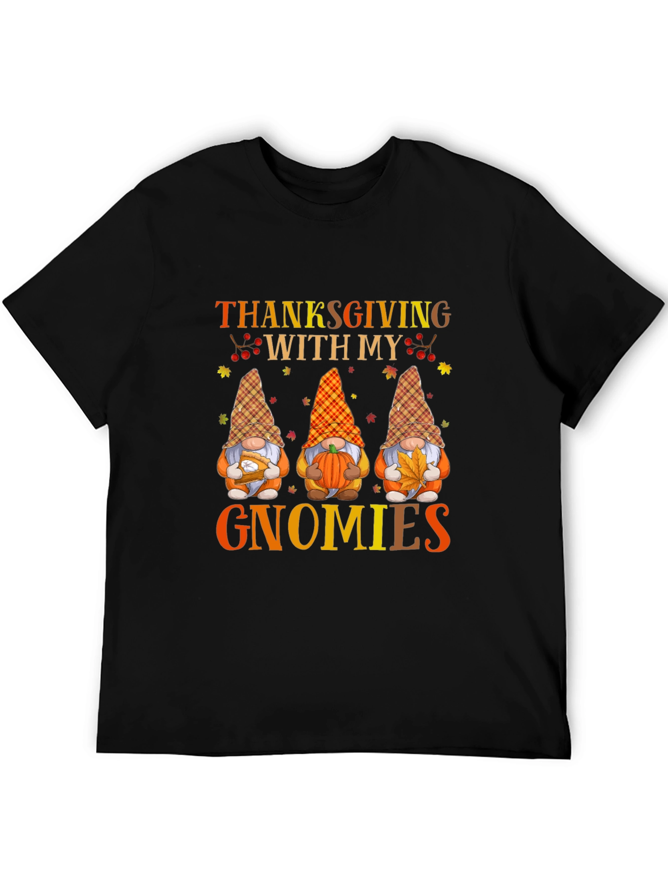 Thanksgiving With My Gnomies T-Shirt - 5