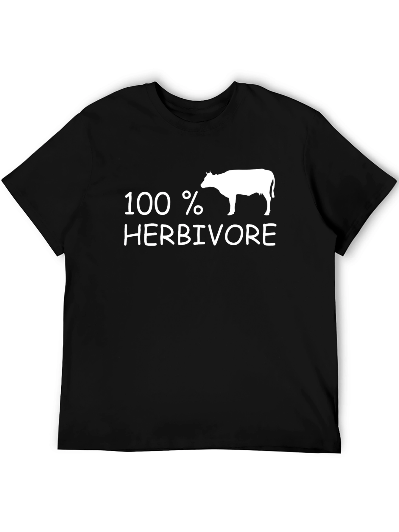 Black 100% Herbivore Black T-Shirt view 5