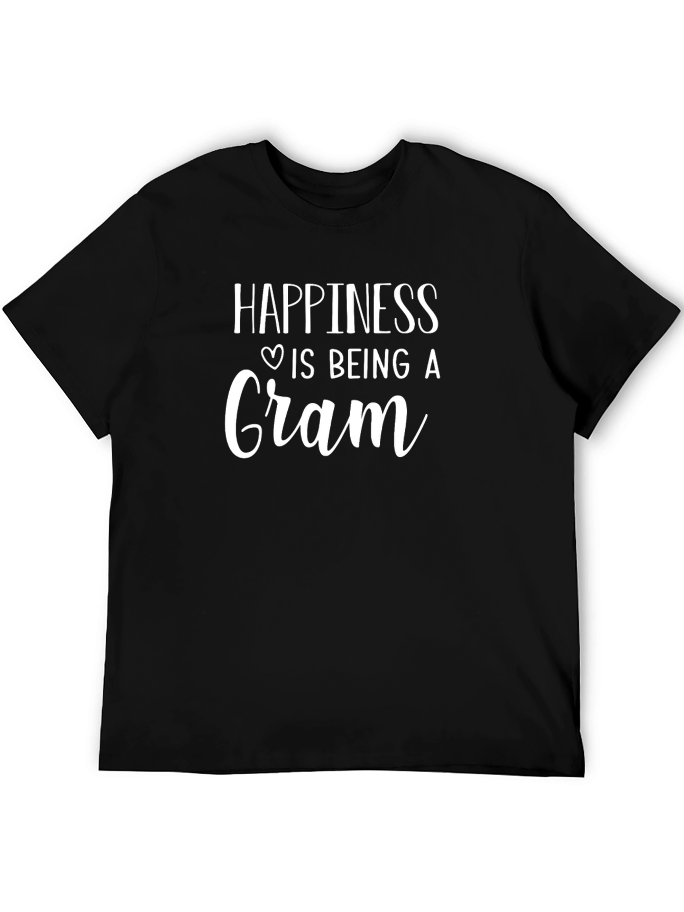 Black Happiness Is Being A Gram - Graphic Tee view 5