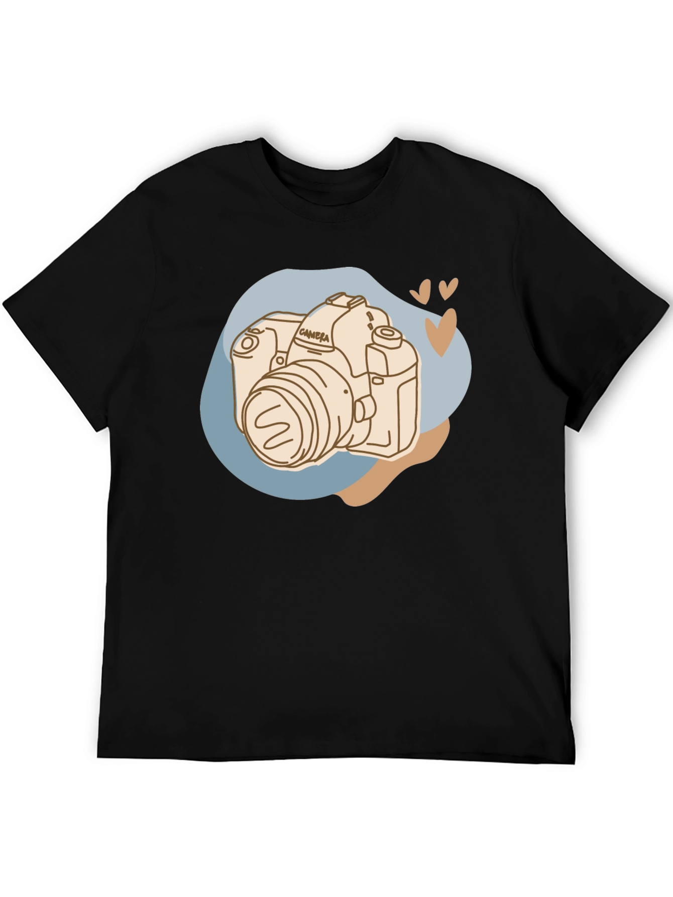 Black Camera Graphic Tee - Stylish Photography Lover T-Shirt view 5