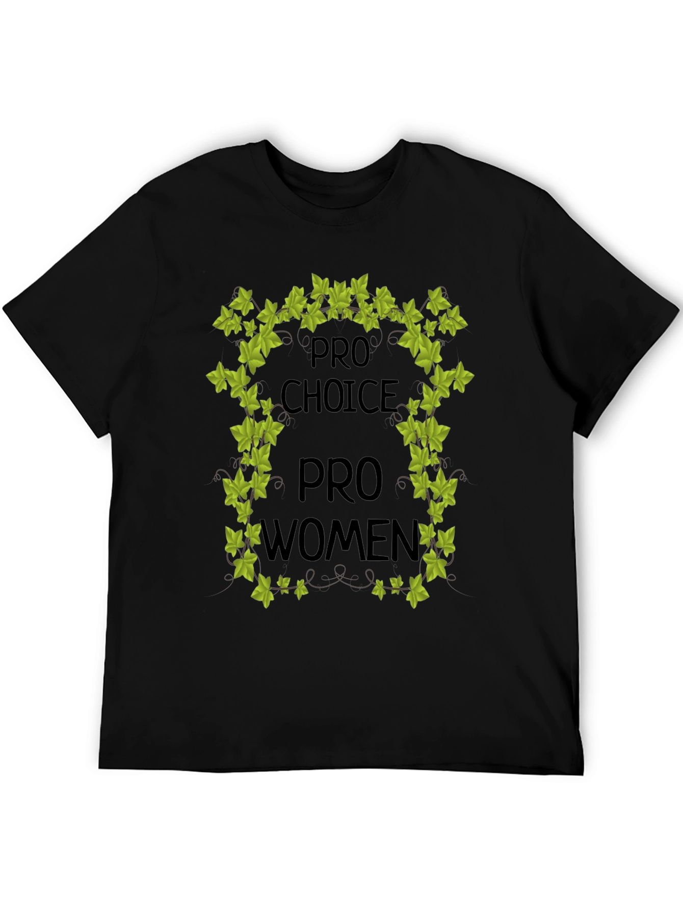 Black Pro Choice Pro Women Graphic Tee view 5