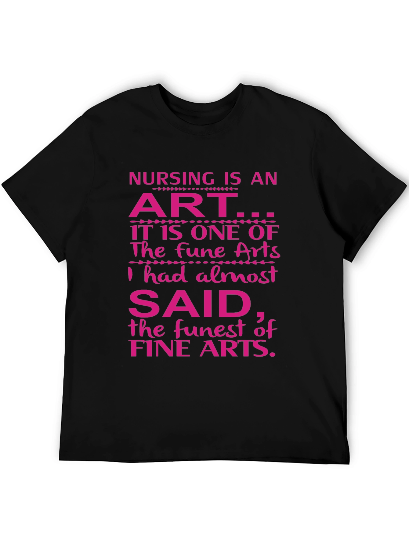 Black Nursing is an Art Graphic Tee view 5
