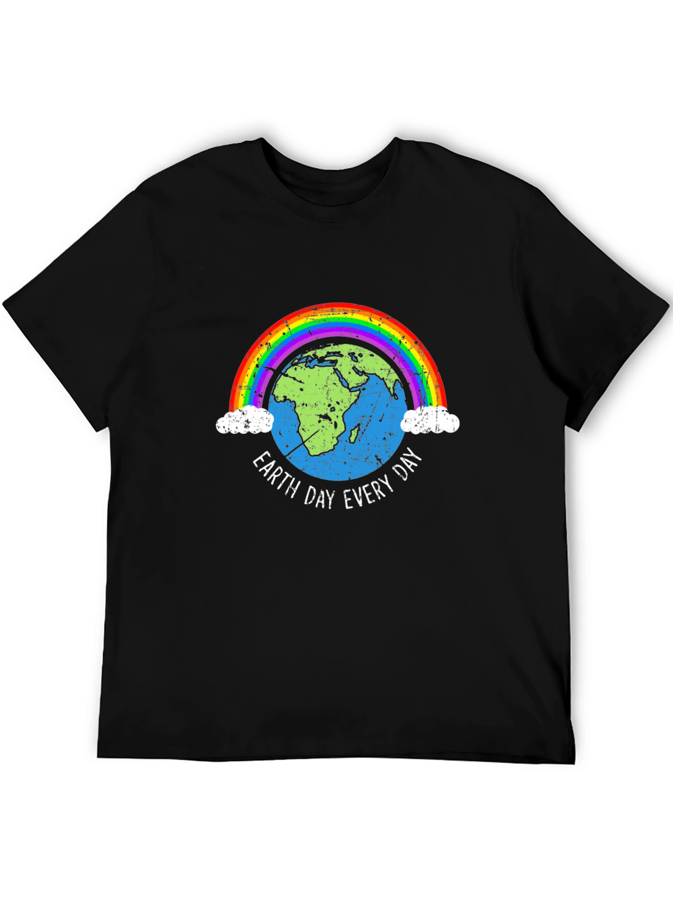 Black Earth Day Every Day T-Shirt view 5