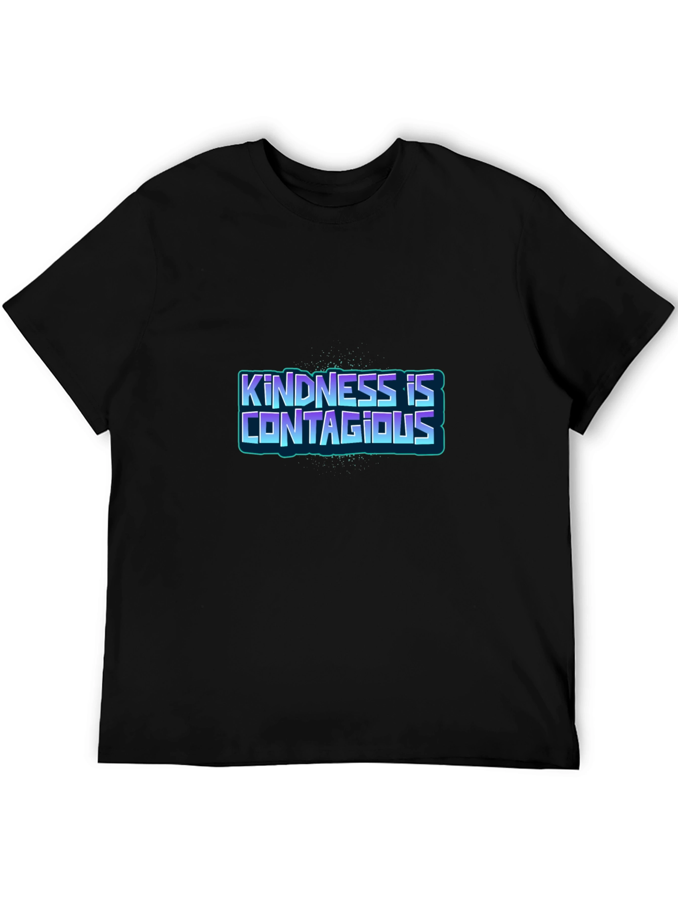 Black Kindness Is Contagious Graphic Tee view 5