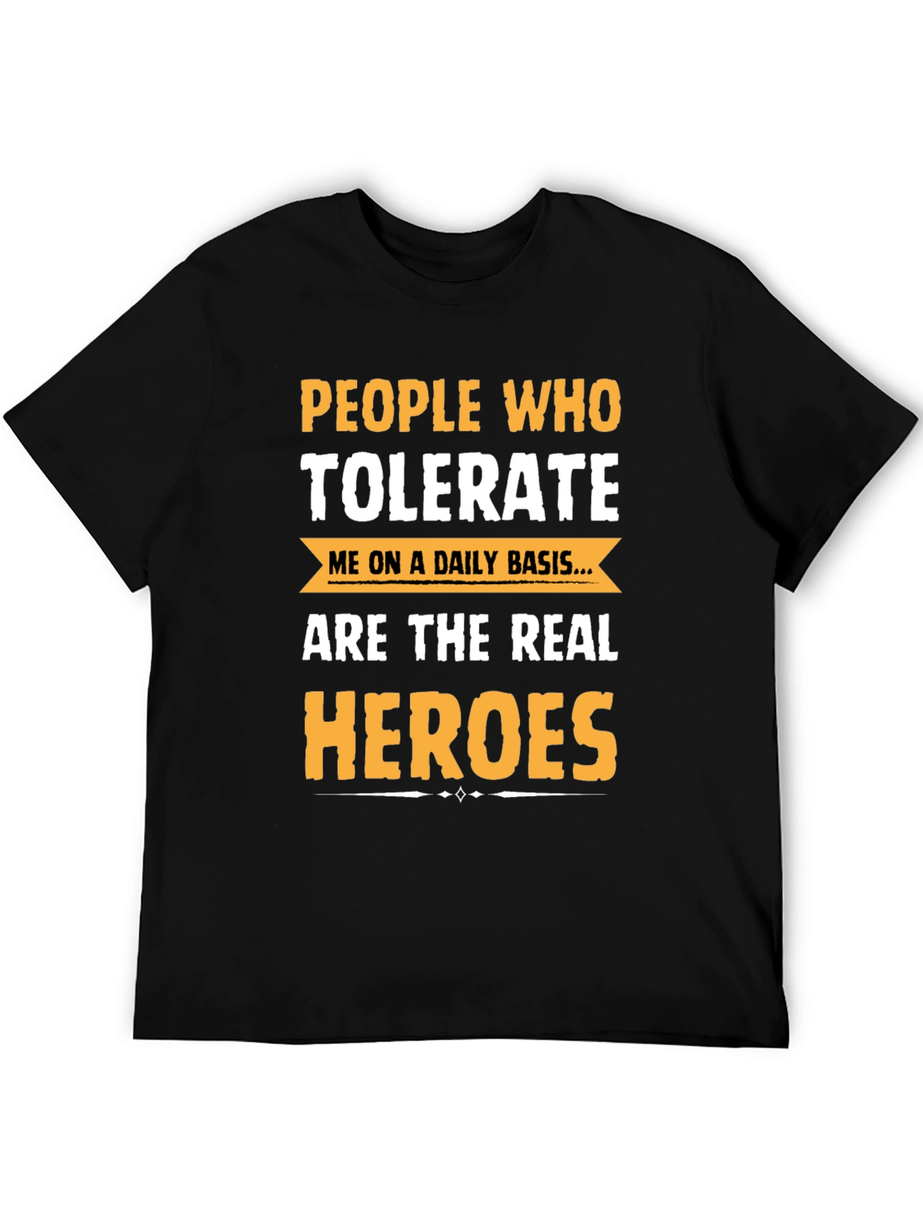 Black People Who Tolerate Me Funny Graphic Tee view 5