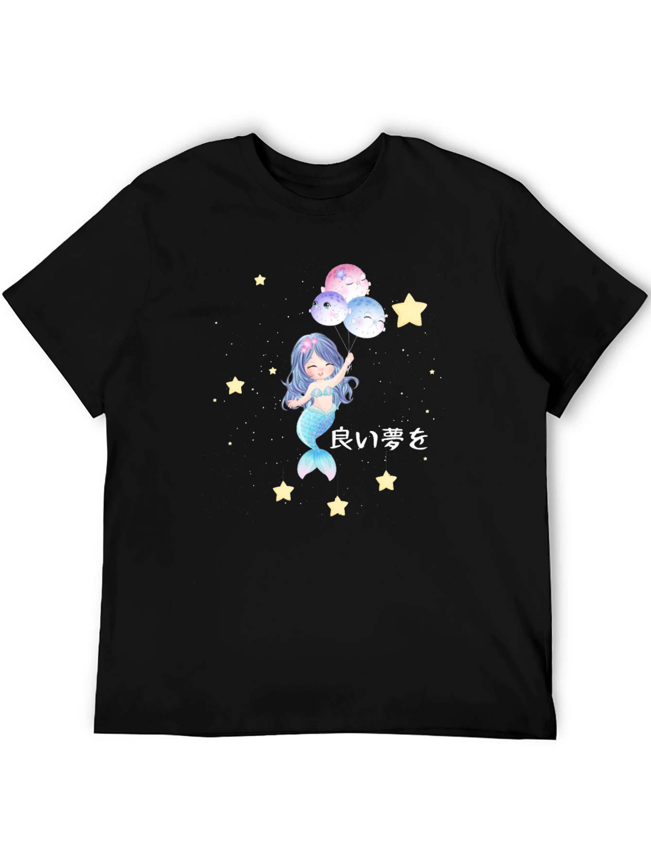 Black Mermaid Dreams T-Shirt view 5