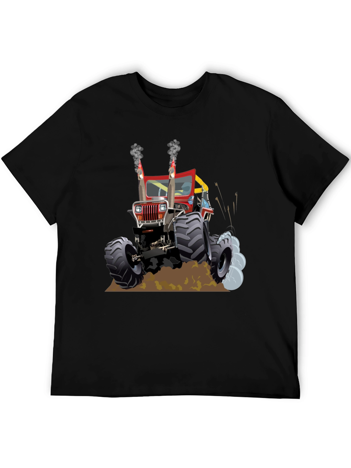 Black Monster Truck Tee - Off-Road Adventure T-Shirt view 5
