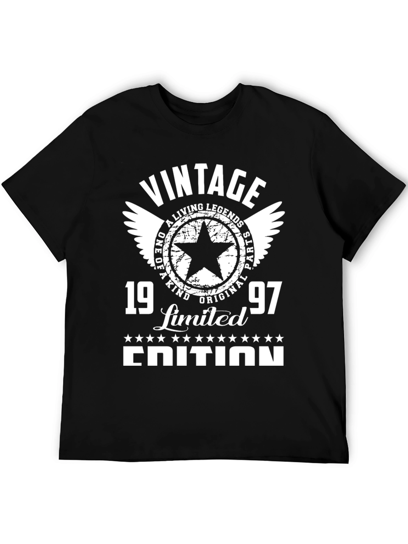 Black Vintage 1997 Limited Edition T-Shirt view 5