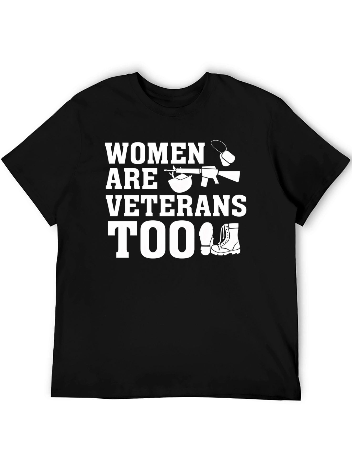 Women are Veterans Too T-Shirt - 5