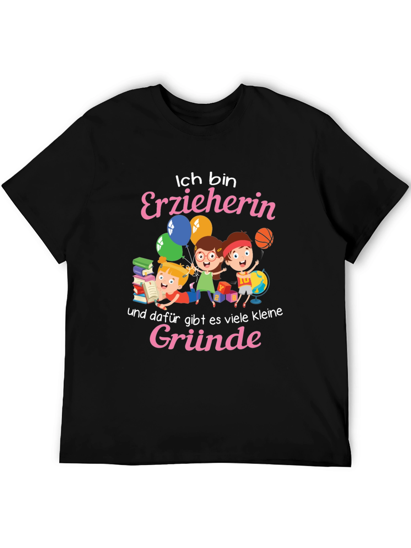 Black Teacher Appreciation T-Shirt - Ich Bin Erzieherin view 5