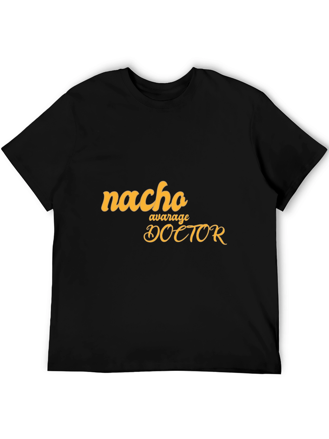 Black Nacho Average Doctor T-Shirt view 5