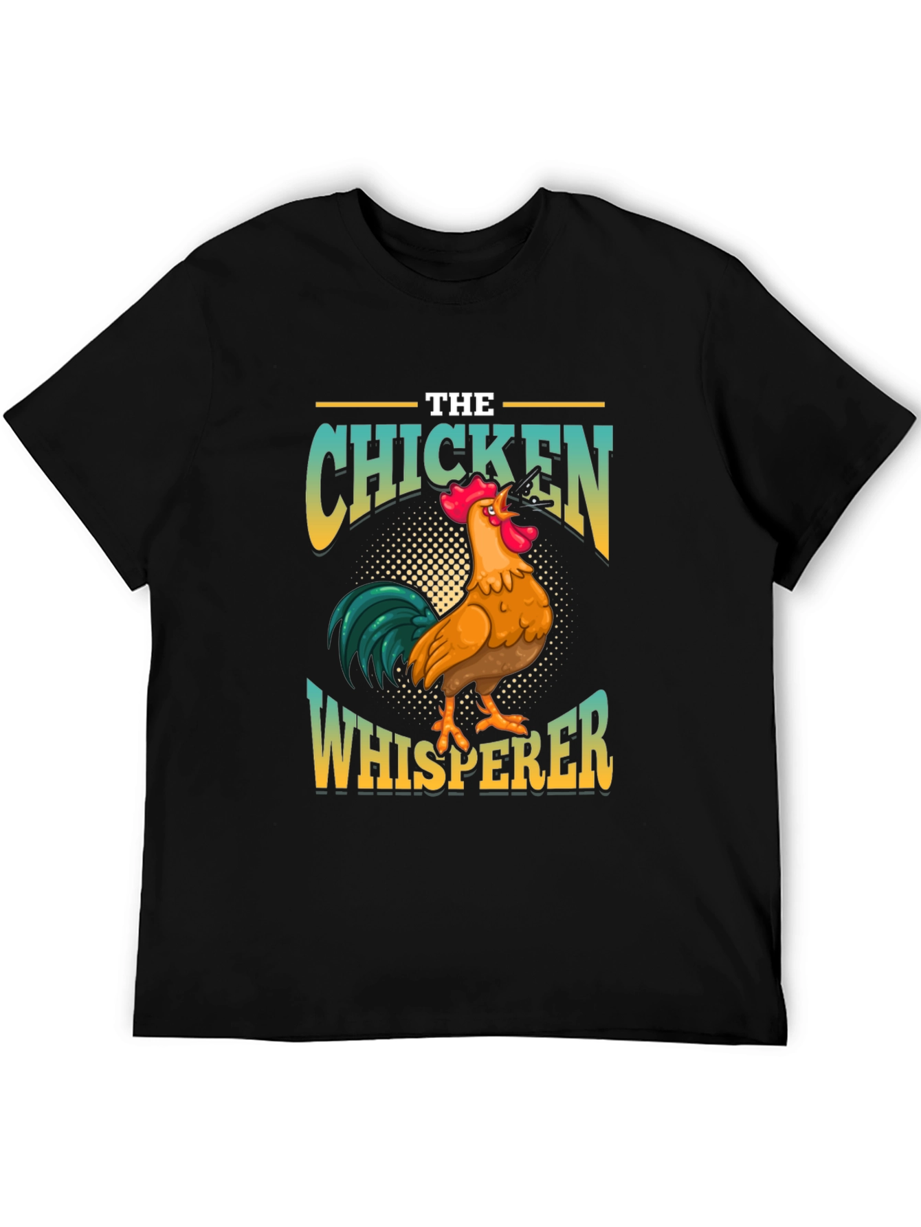 Chicken Whisperer Graphic T-Shirt - Farm Animal Lover Tee - 5