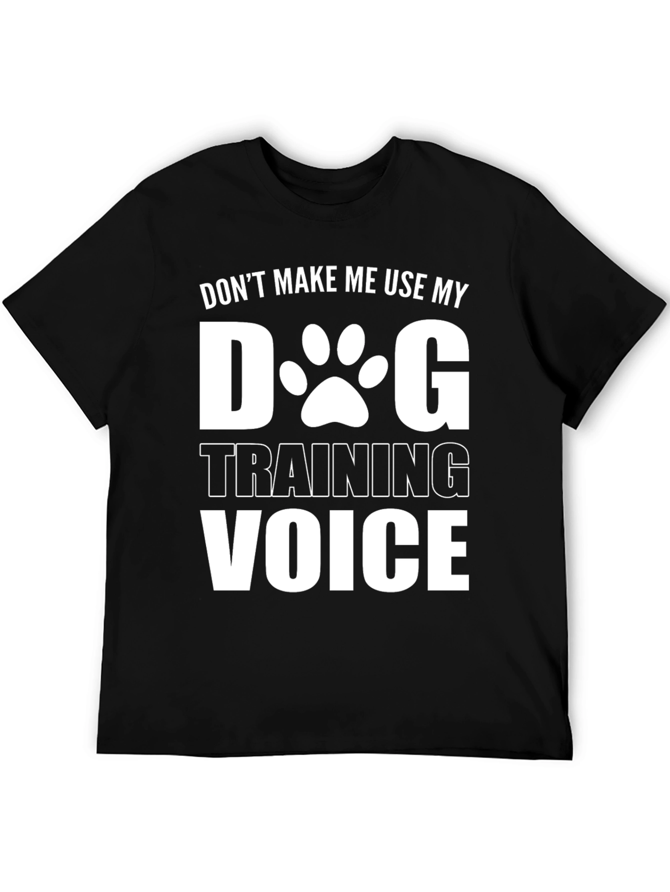 Black Dog Training Voice T-Shirt view 5