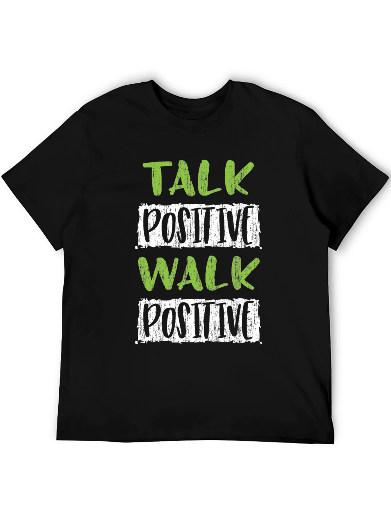 Black Positive Vibes T-Shirt view 5