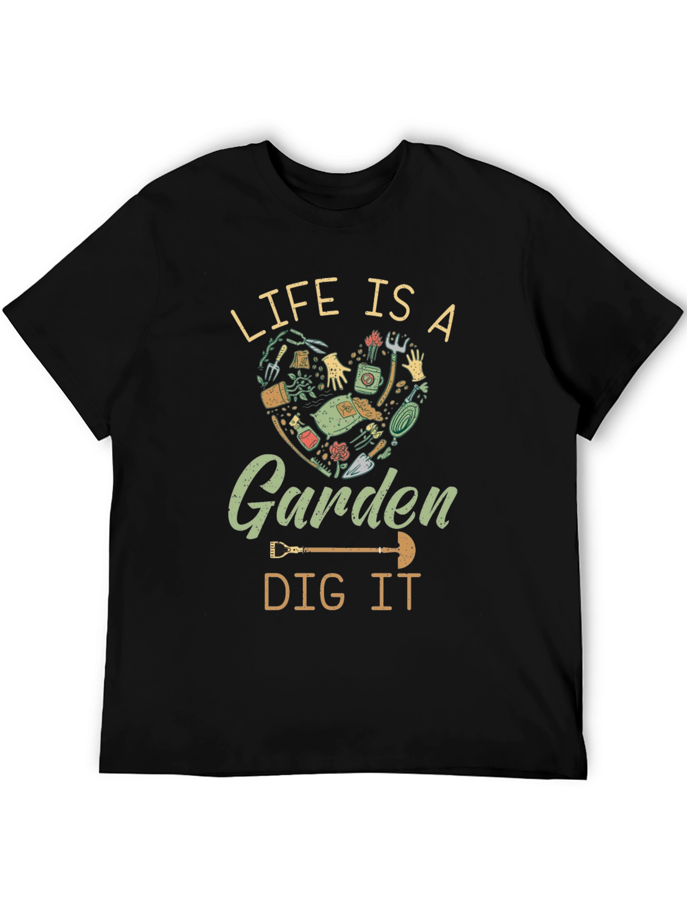 Black Life is a Garden T-Shirt - Dig It! view 5