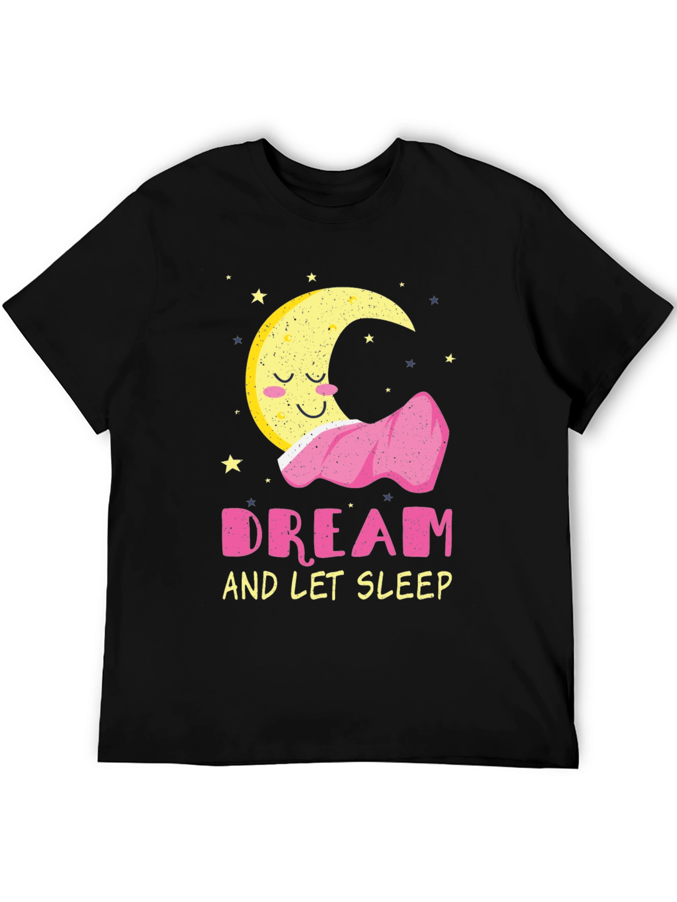 Black Dream and Let Sleep Graphic Tee - Soft Cotton Blend view 5