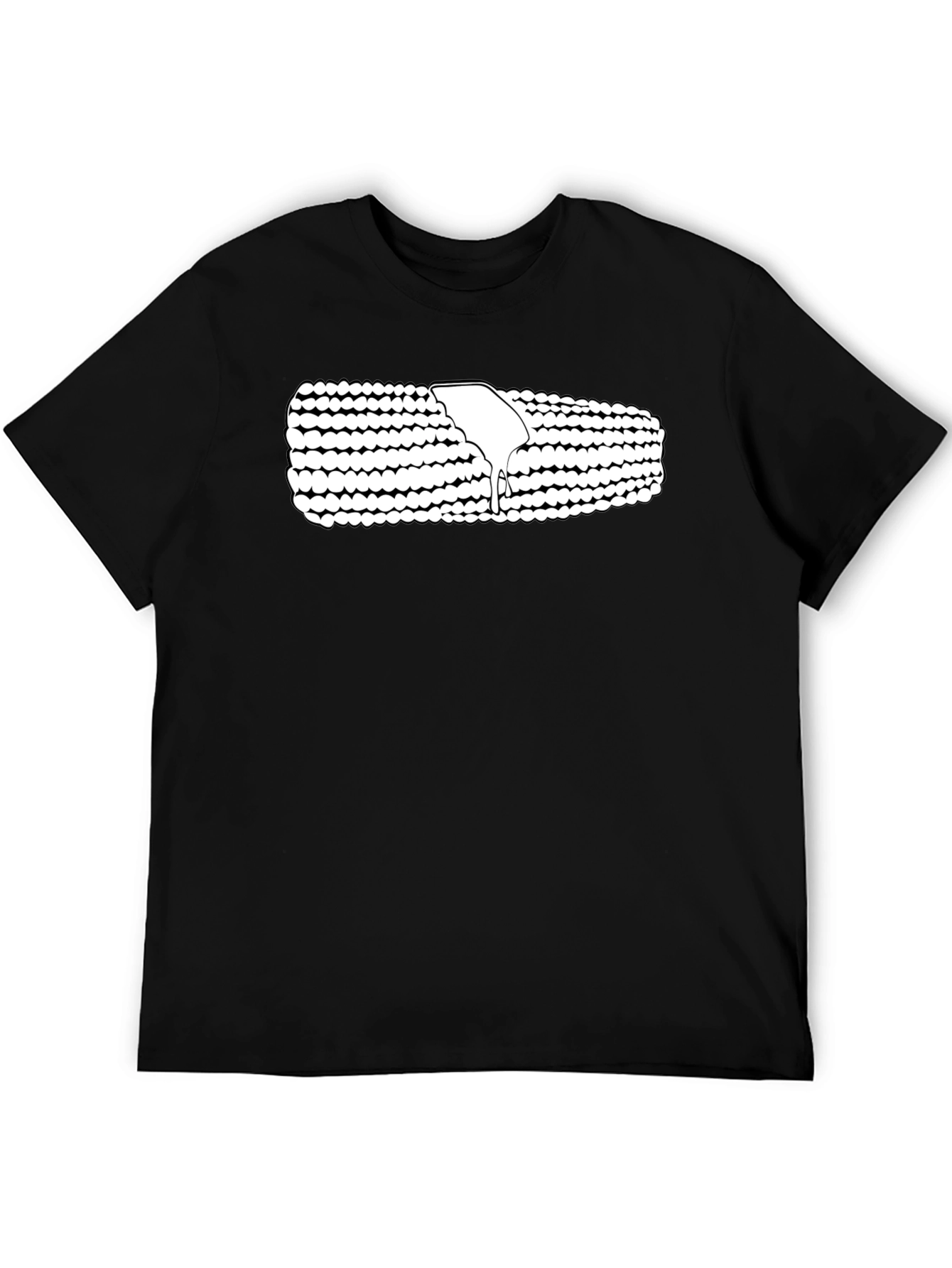 Black Corn on the Cob Graphic T-Shirt view 5