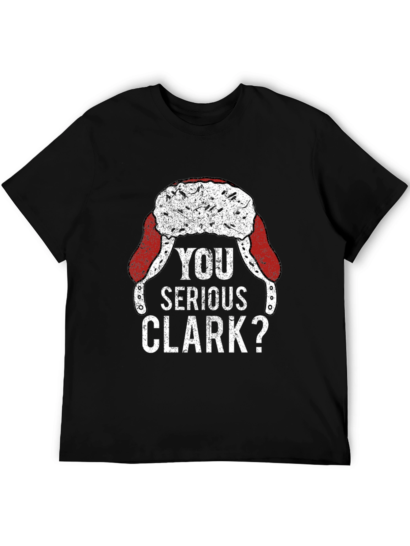 Black You Serious Clark? Funny Christmas T-Shirt view 5