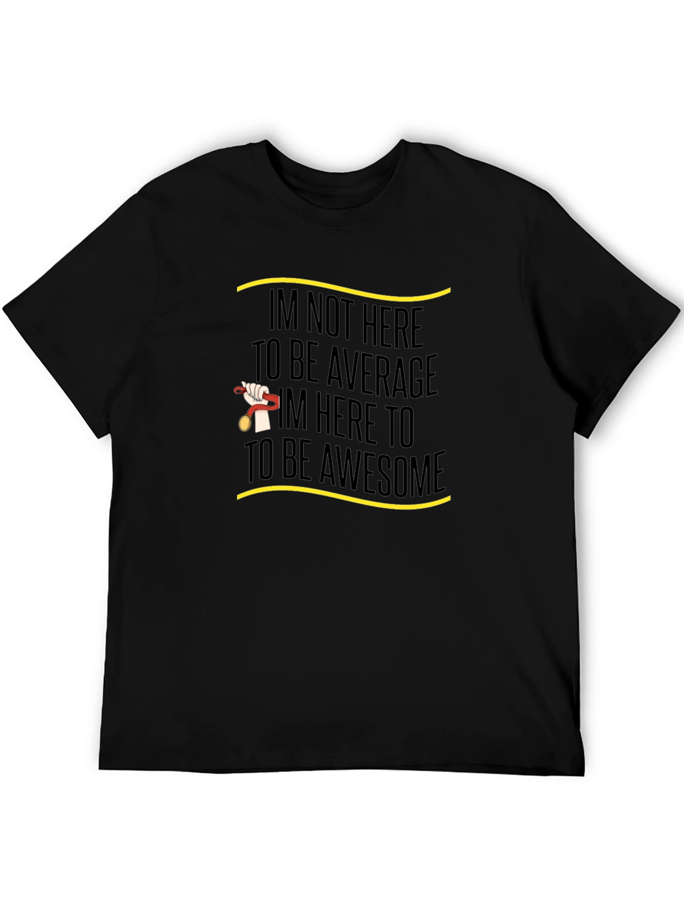 Motivational "Awesome" Graphic Tee - 5