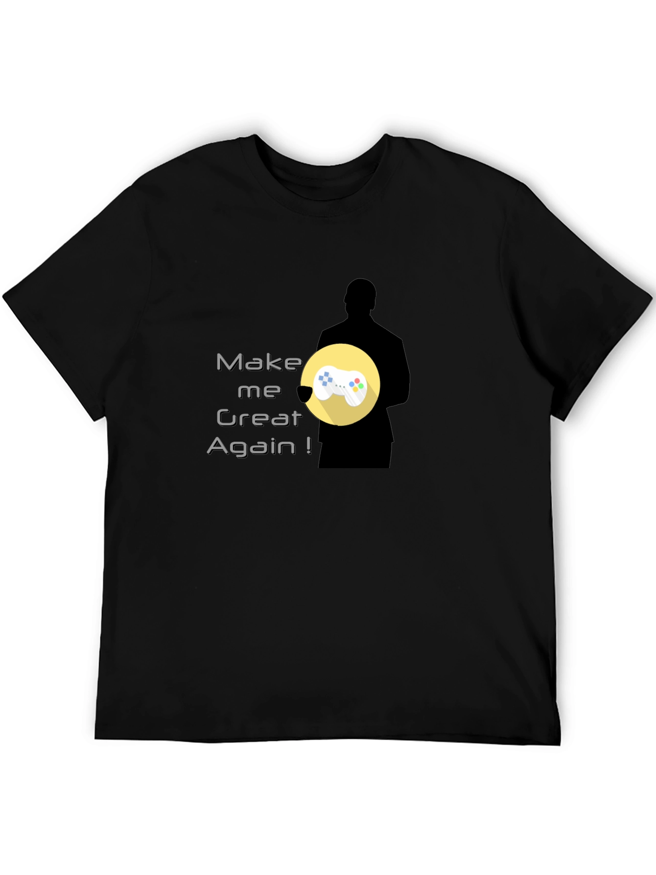 Black Make Me Great Again Gaming T-Shirt view 5