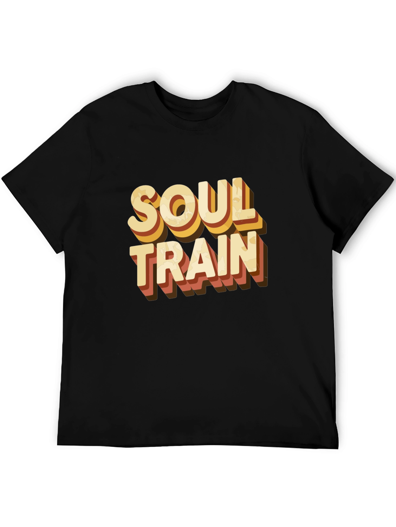 Black Soul Train Retro Graphic Tee view 5