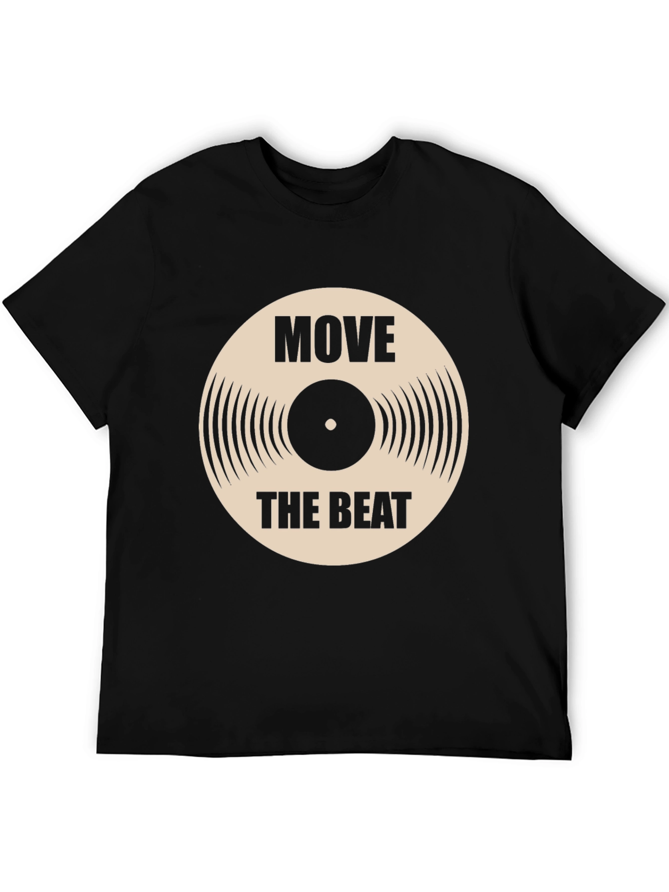 Black Move the Beat Graphic Tee view 5