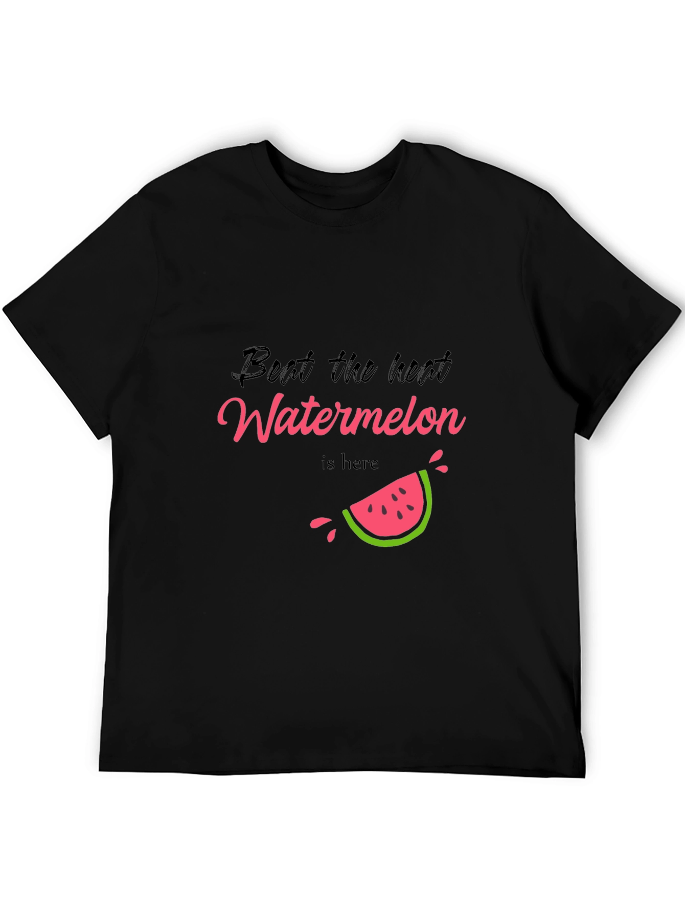 Black Beat the Heat Watermelon Tee - Summer Ready view 5