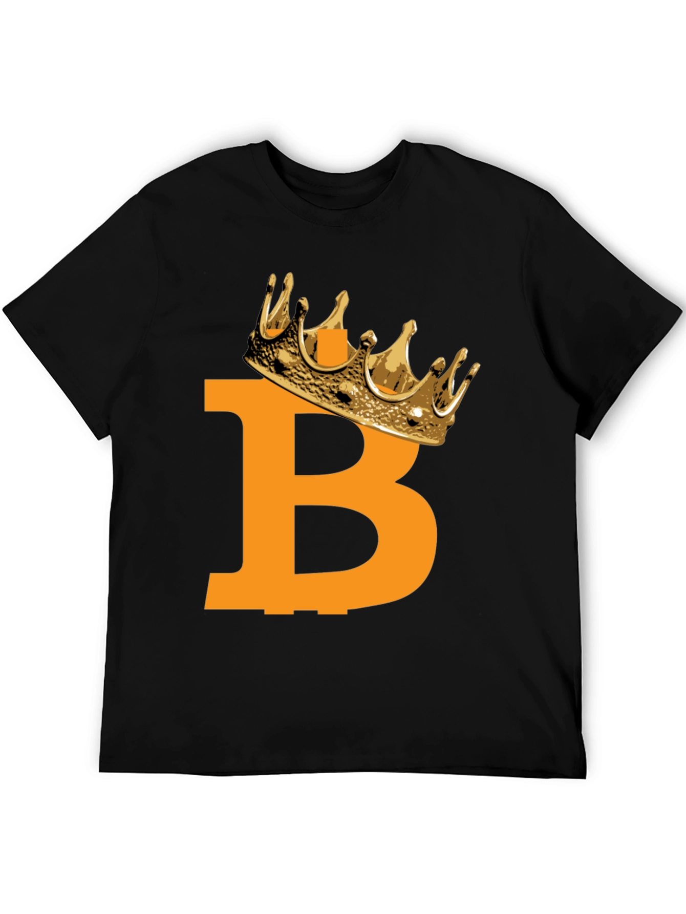 Bitcoin King Black T-Shirt - 5