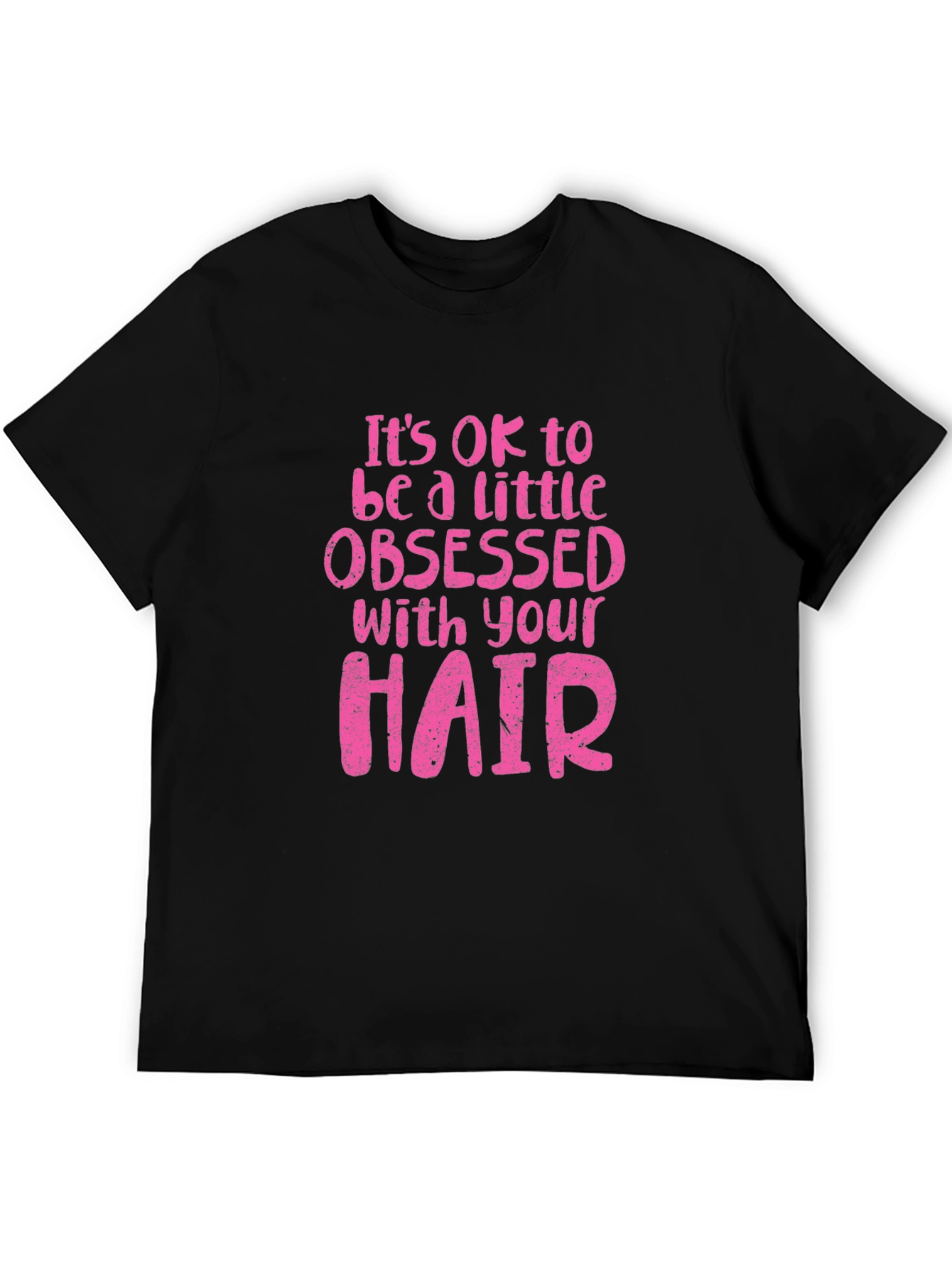 Black Obsessed With Your Hair Graphic Tee view 5
