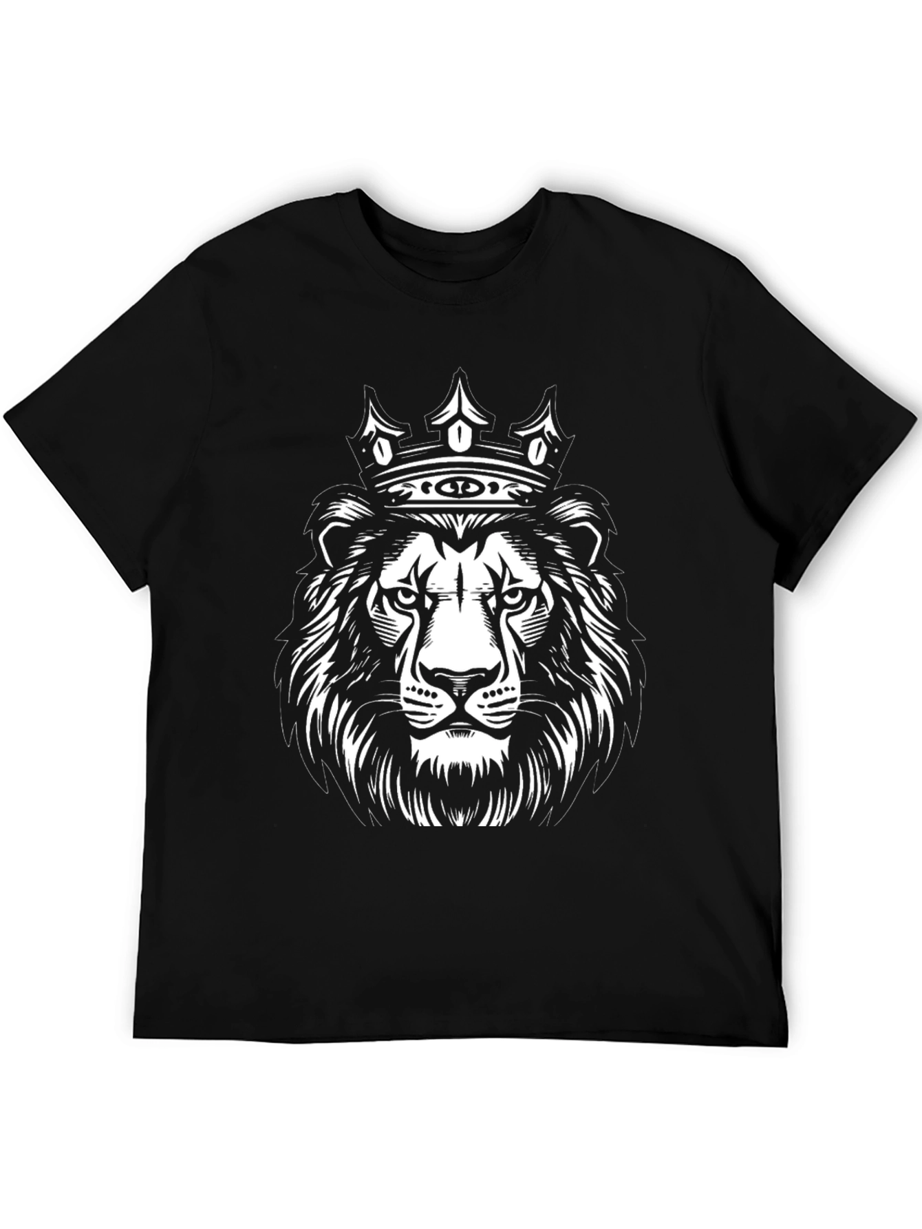 Black Lion King Black T-Shirt view 5