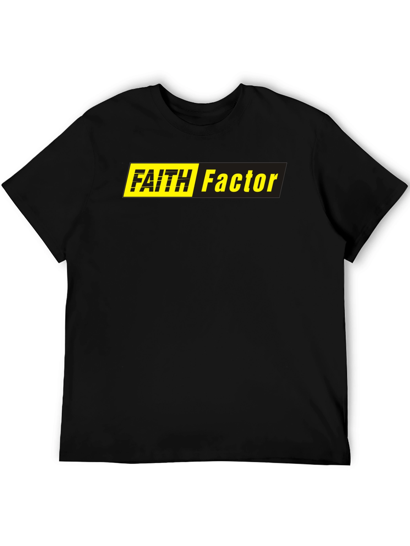 Black Faith Factor Graphic T-Shirt - Black view 5
