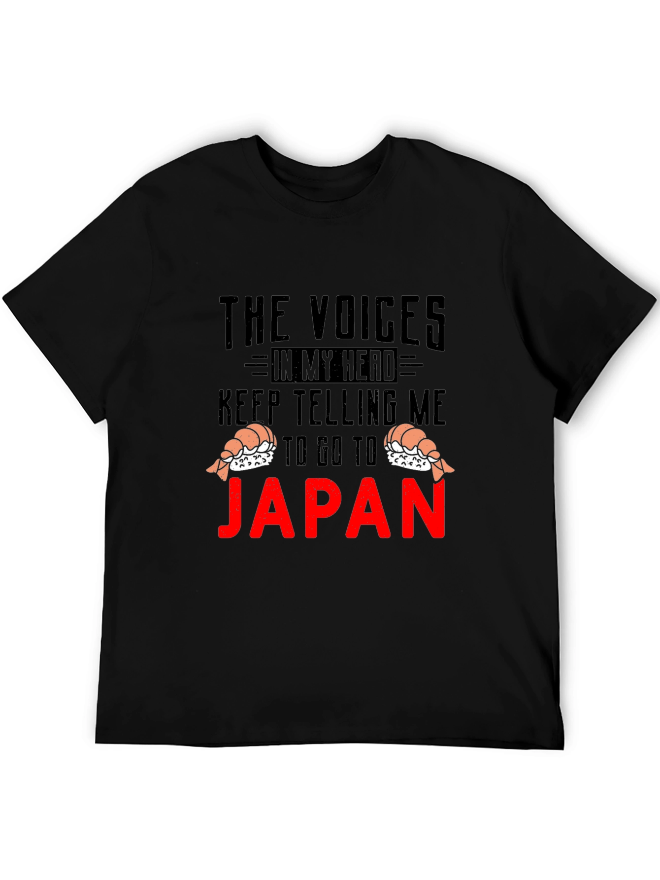 Black Voices in My Head Japan T-Shirt view 5