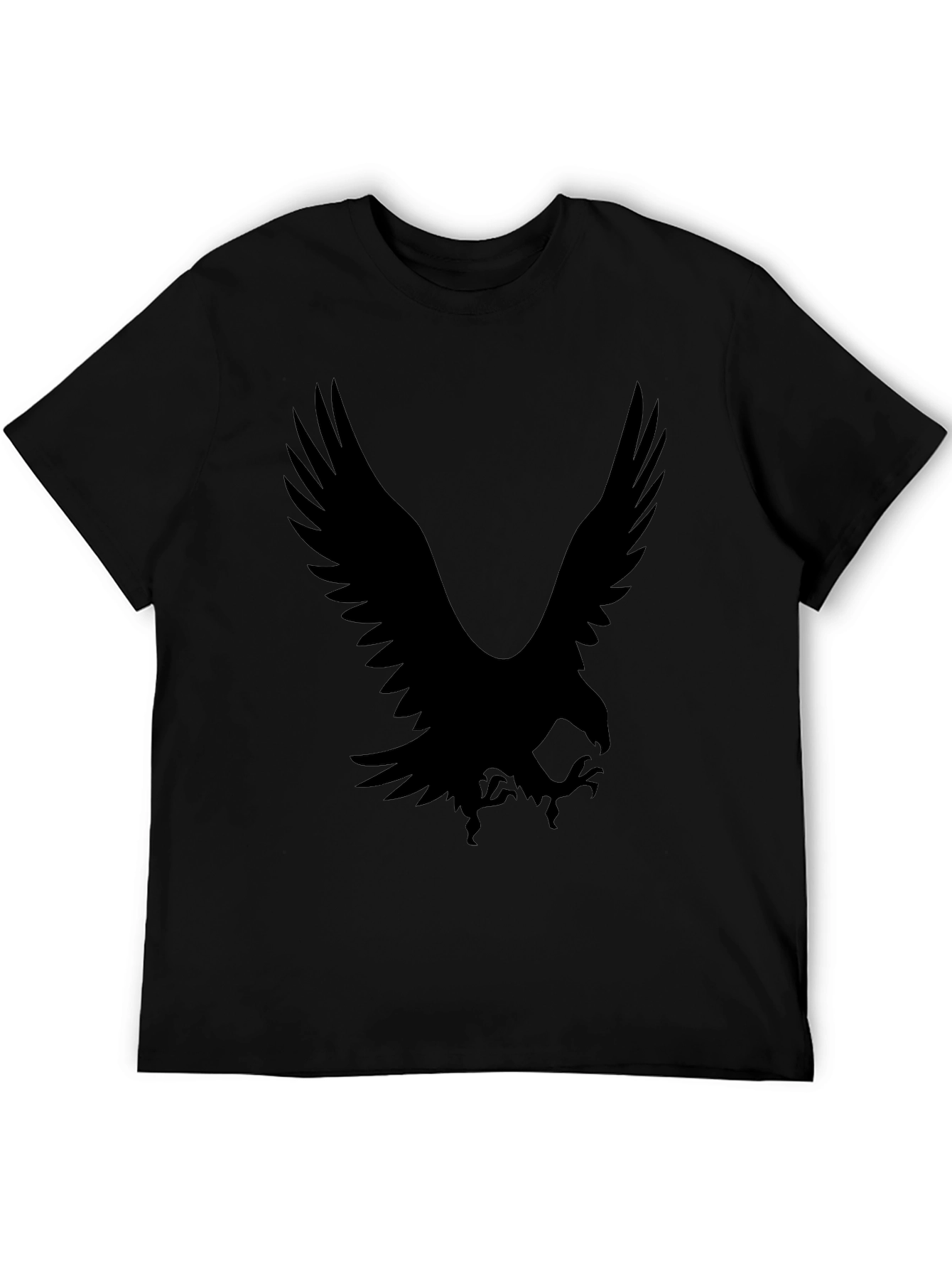 Black Black Eagle Graphic T-Shirt - Stylish Men's Tee view 5