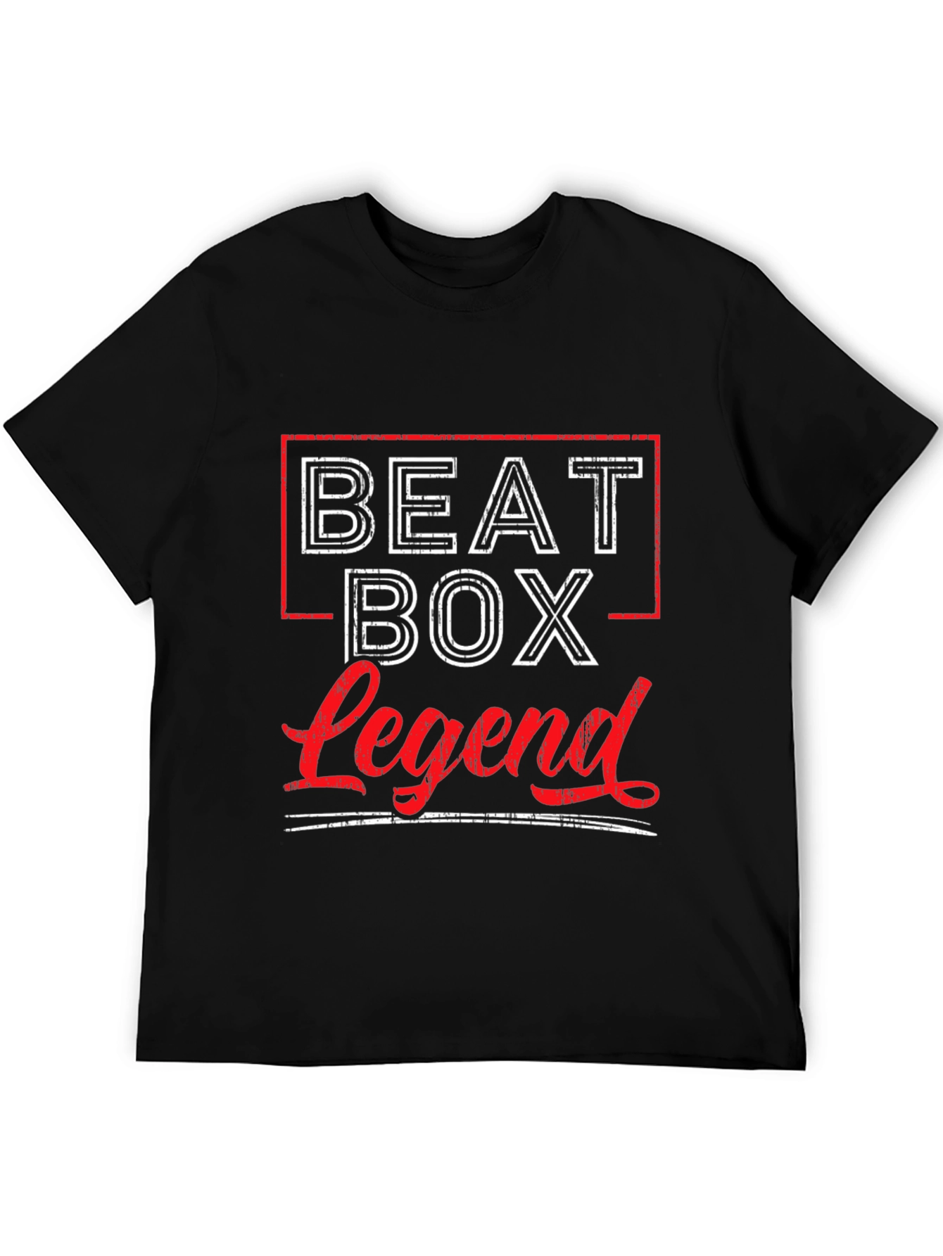 Black Beatbox Legend Graphic Tee - Music Lover's T-Shirt view 5