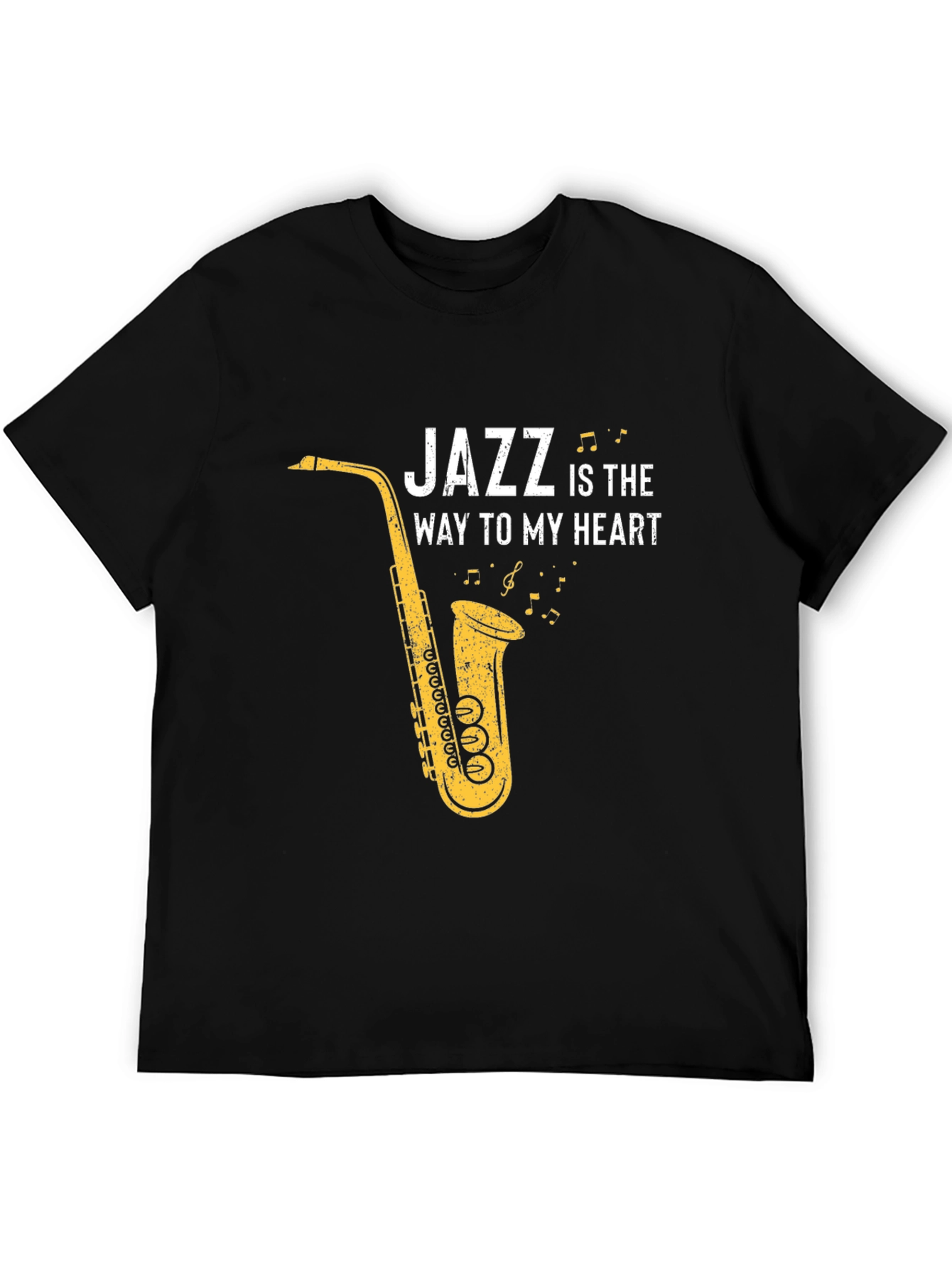 Black Jazz is the Way to My Heart Graphic Tee view 5