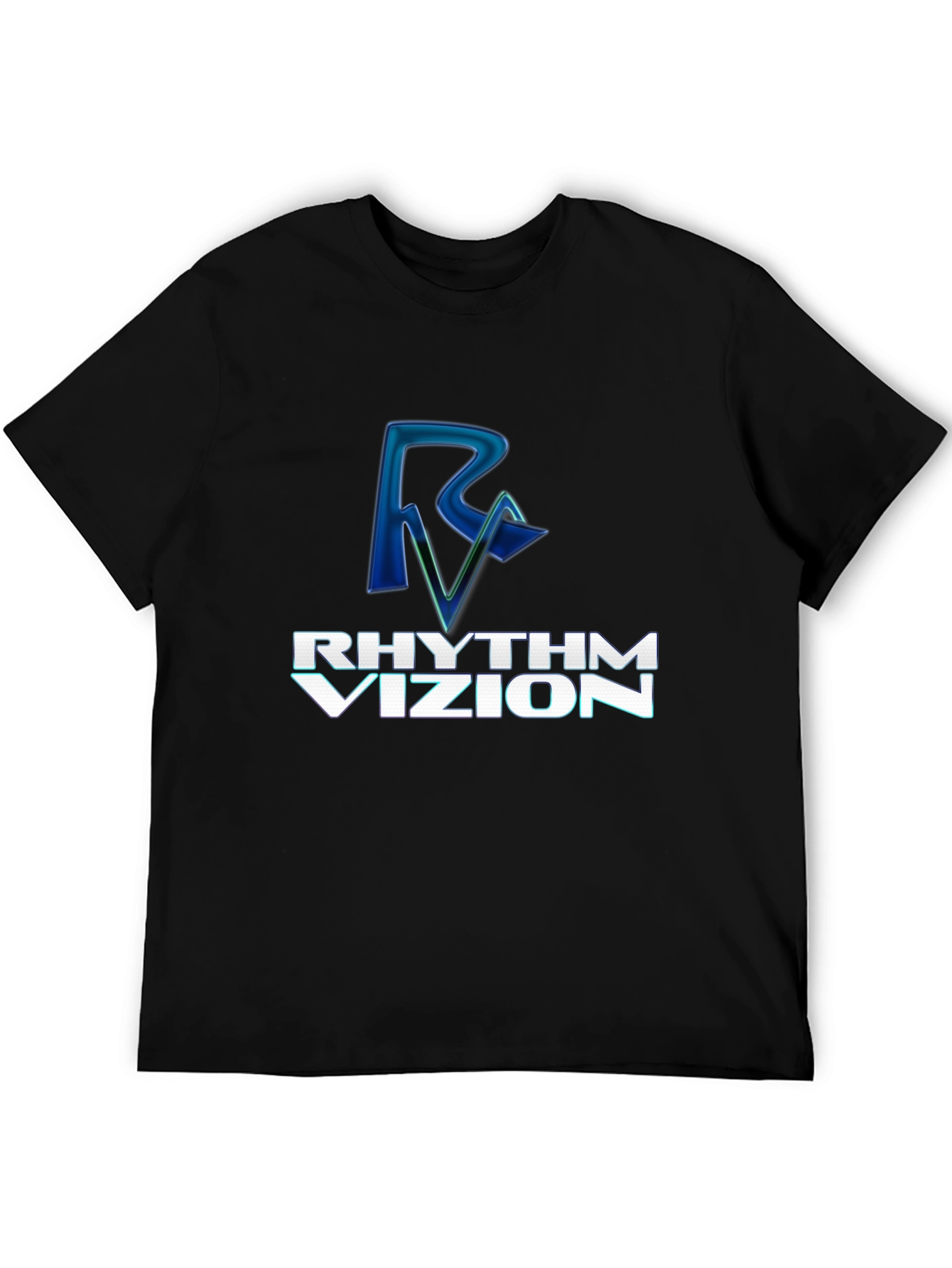 Black Rhythm Vizion Graphic Print Black T-Shirt view 5