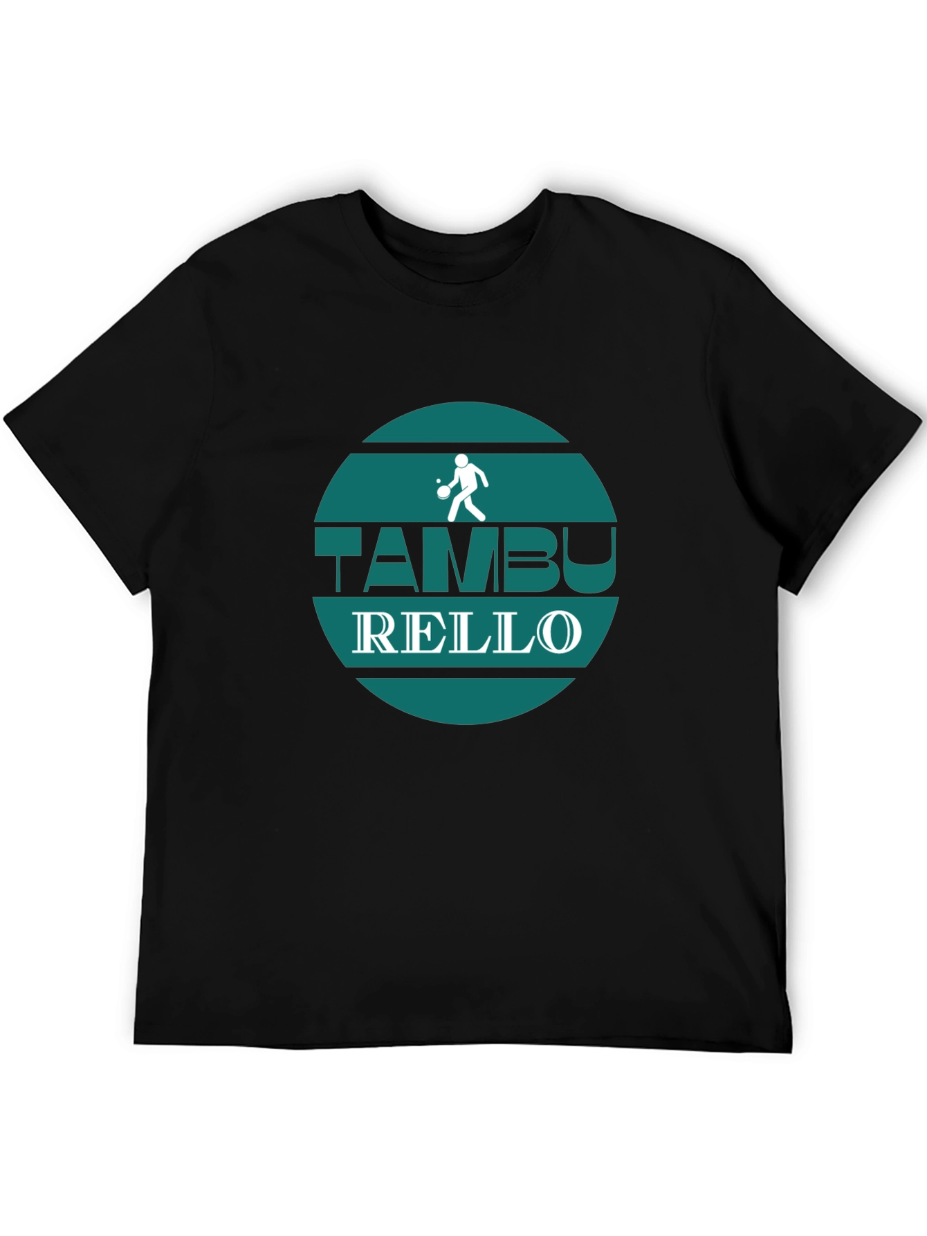 Black Tamburello Player Graphic Tee view 5