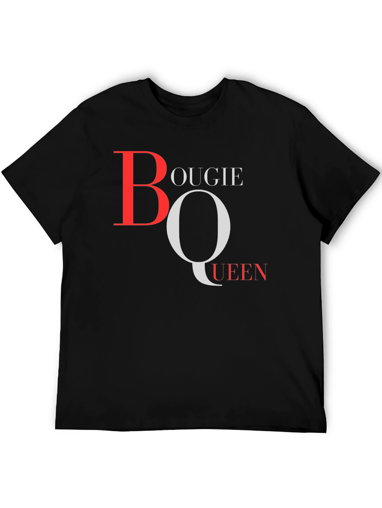 Black Bougie Queen Graphic T-Shirt - Stylish Crew Neck Tee view 5