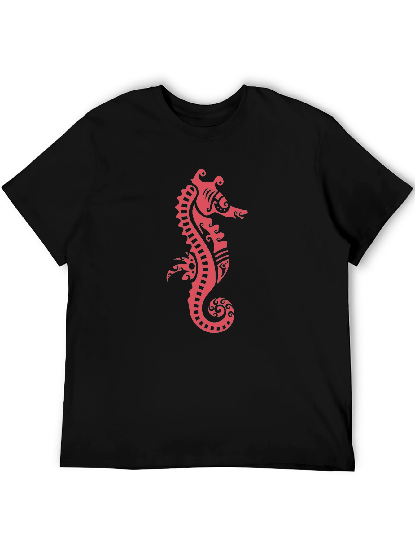 Black Black Seahorse Graphic Tee view 5