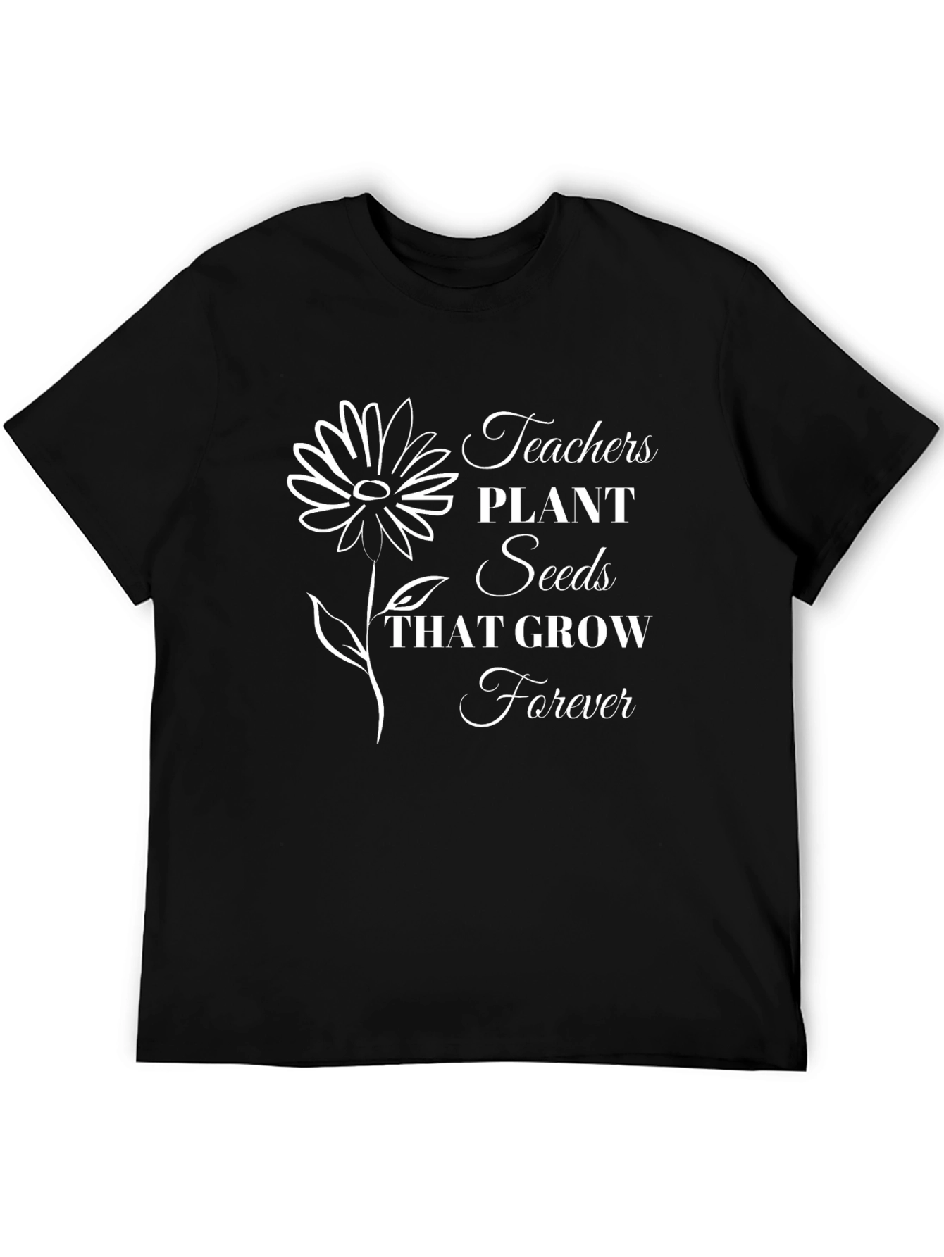 Black Teachers Plant Seeds T-Shirt view 5