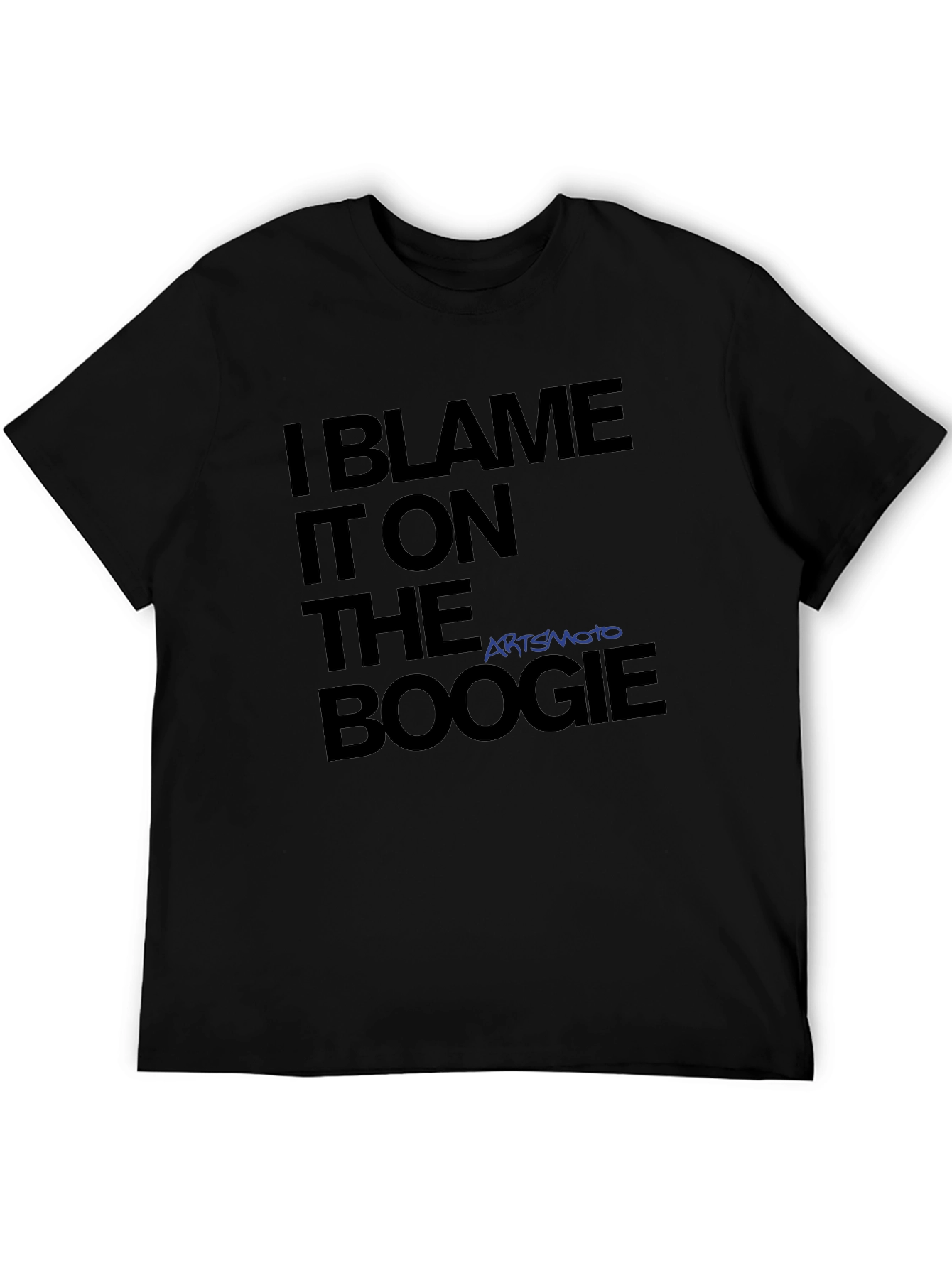 Black I Blame It On The Boogie T-Shirt view 5