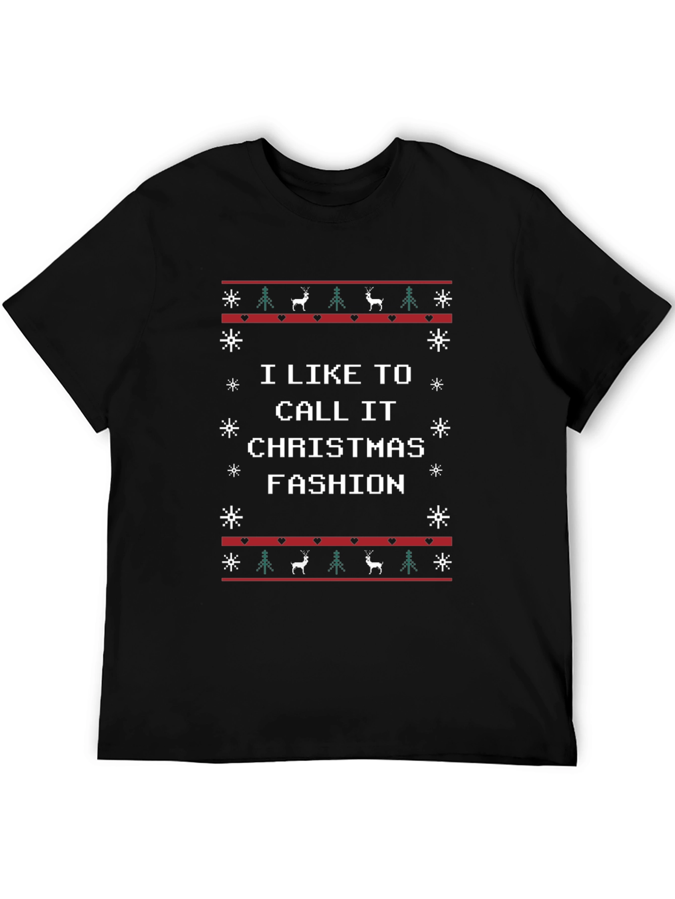 Black Christmas Fashion Tee view 5