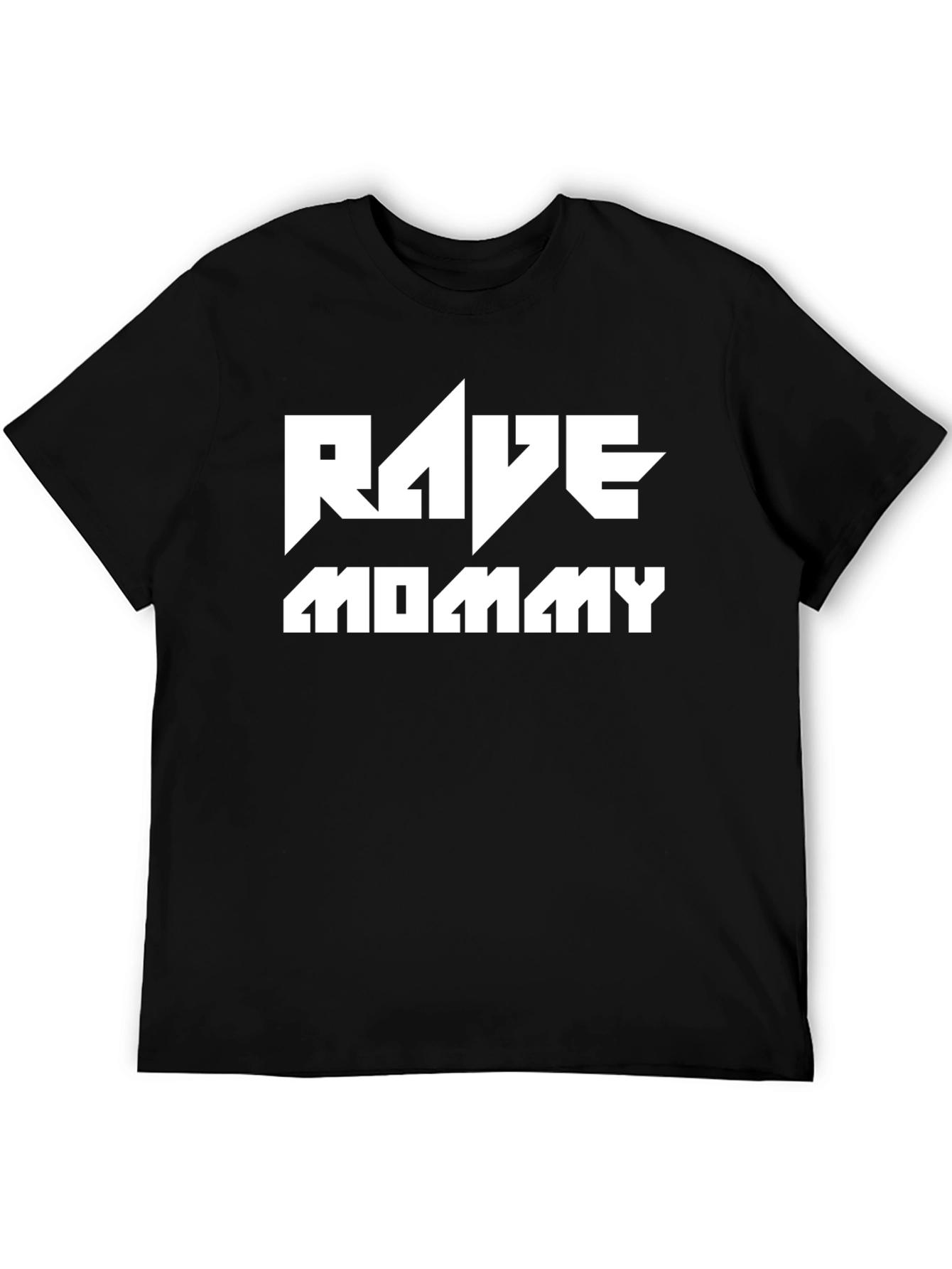 Black Rave Mommy Black T-Shirt view 5