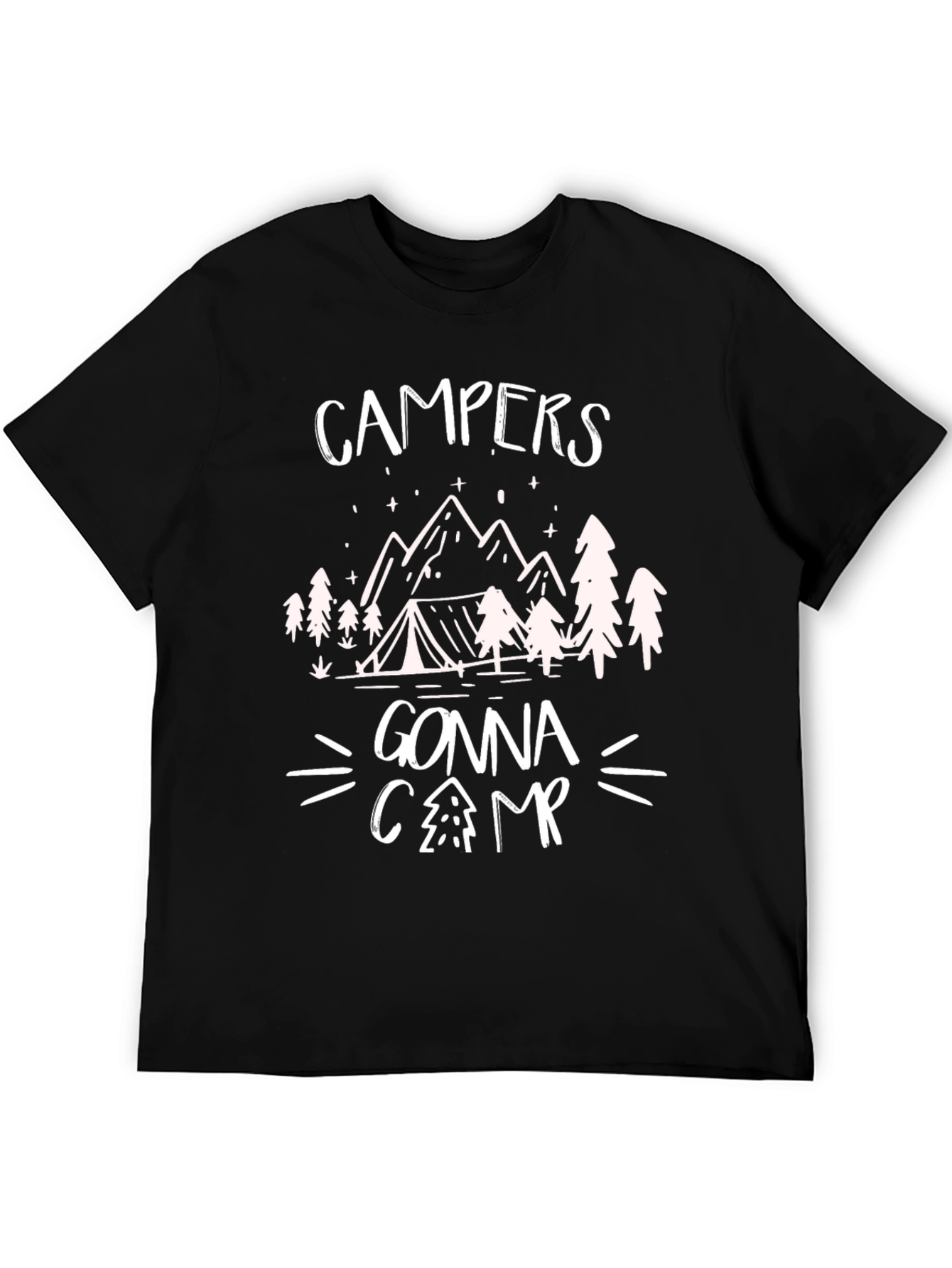 Black Campers Gonna Camp Graphic Tee view 5