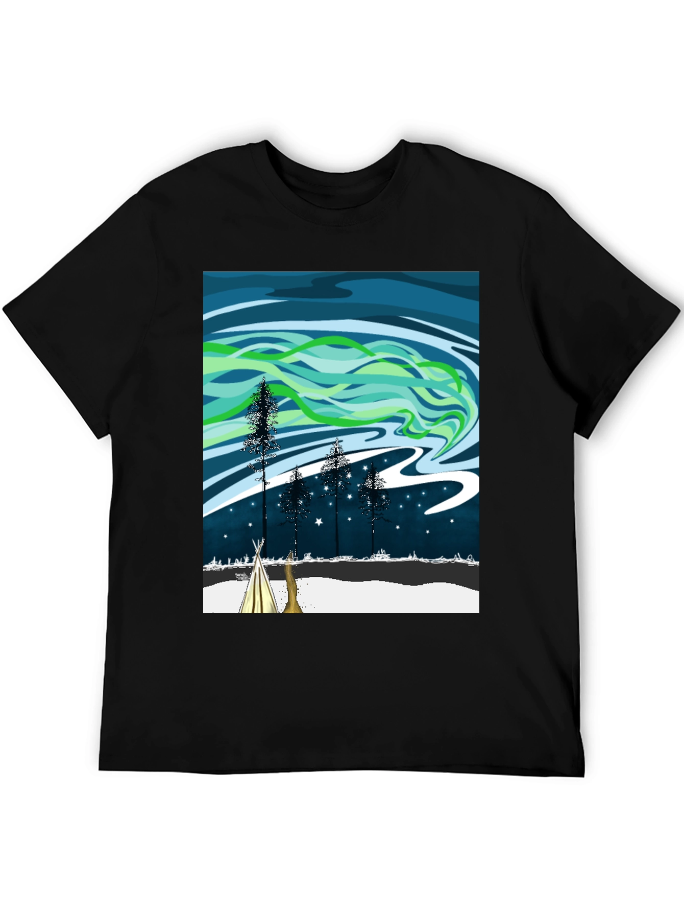 Northern Lights Graphic Tee - 5